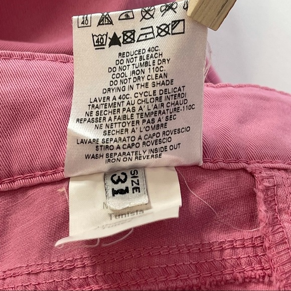 See by Chloe Capri Skinny Pants Womens 31 Pink Spring Summer Preppy Designer - Picture 8 of 12